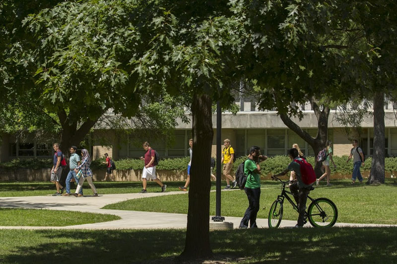 2016 students in the campus